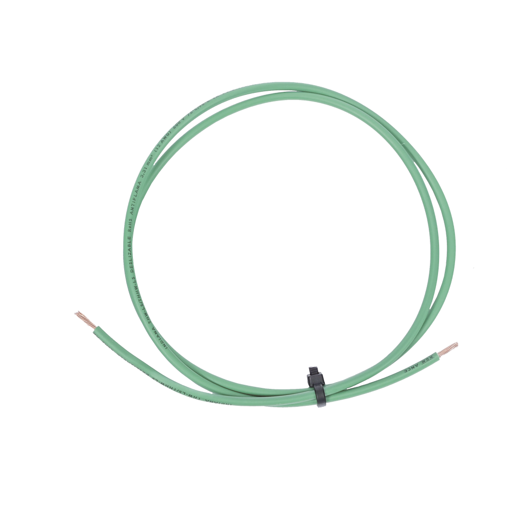 Cable Eléctrico de Cobre Recubierto THW-LS Calibre 12 AWG 19 Hilos Color Verde (Venta por Metro)