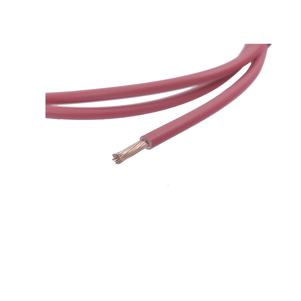 THW-LS Coated Copper Electrical Cable Gauge 12 AWG 19 Wires Red Color (Sold by Meter)