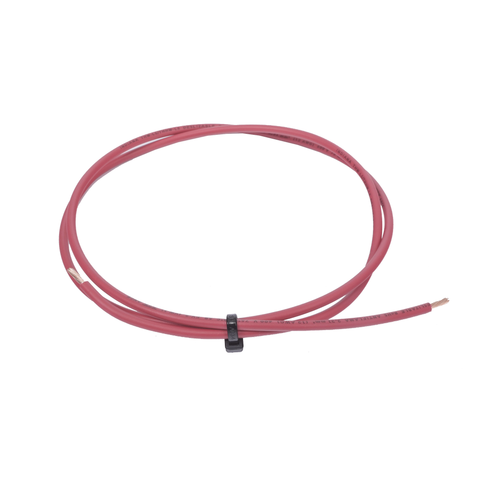 THW-LS Coated Copper Electrical Cable Gauge 12 AWG 19 Wires Red Color (Sold by Meter)