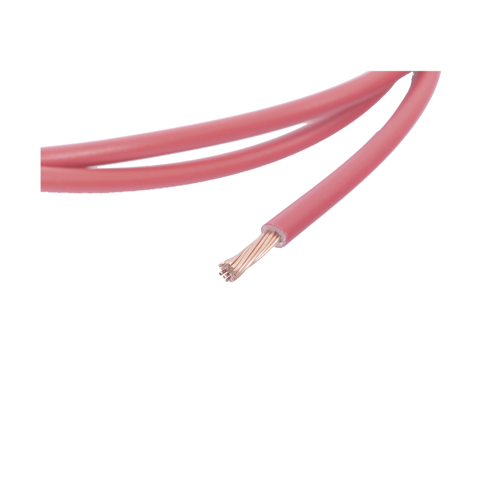 Cable Eléctrico de Cobre Recubierto THW-LS Calibre 12 AWG 19 Hilos Color Rojo (Venta por Metro)