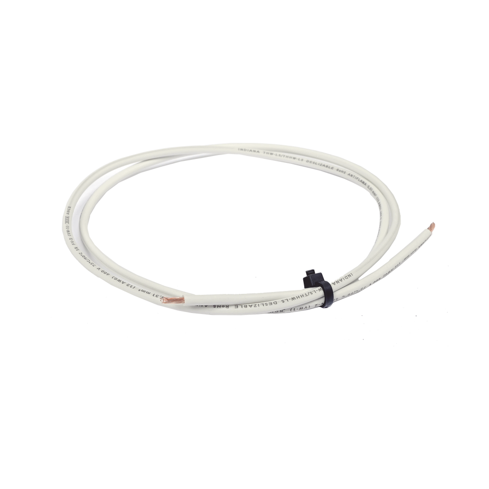 THW-LS Coated Copper Electrical Cable Gauge 12 AWG 19 Wires White Color (Sold by Meter)