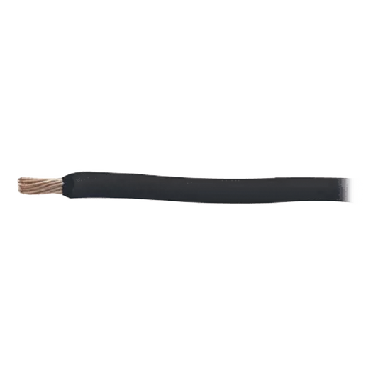 Cable de Cobre Recubierto THW-LS Calibre 2/0 AWG 19 Hilos Color Negro (Retazo de 25 metros)