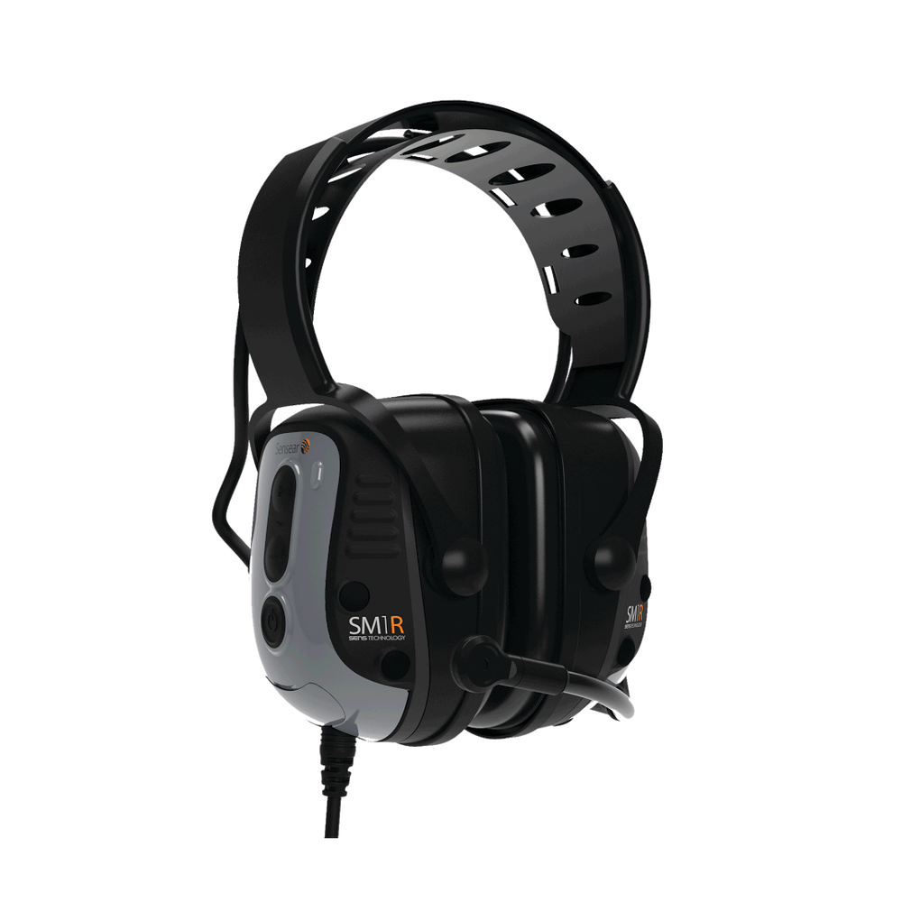 Protector auditivo IS de diadema rígida sobre la cabeza con cable integrado para MOTOROLA MOTOTRBO