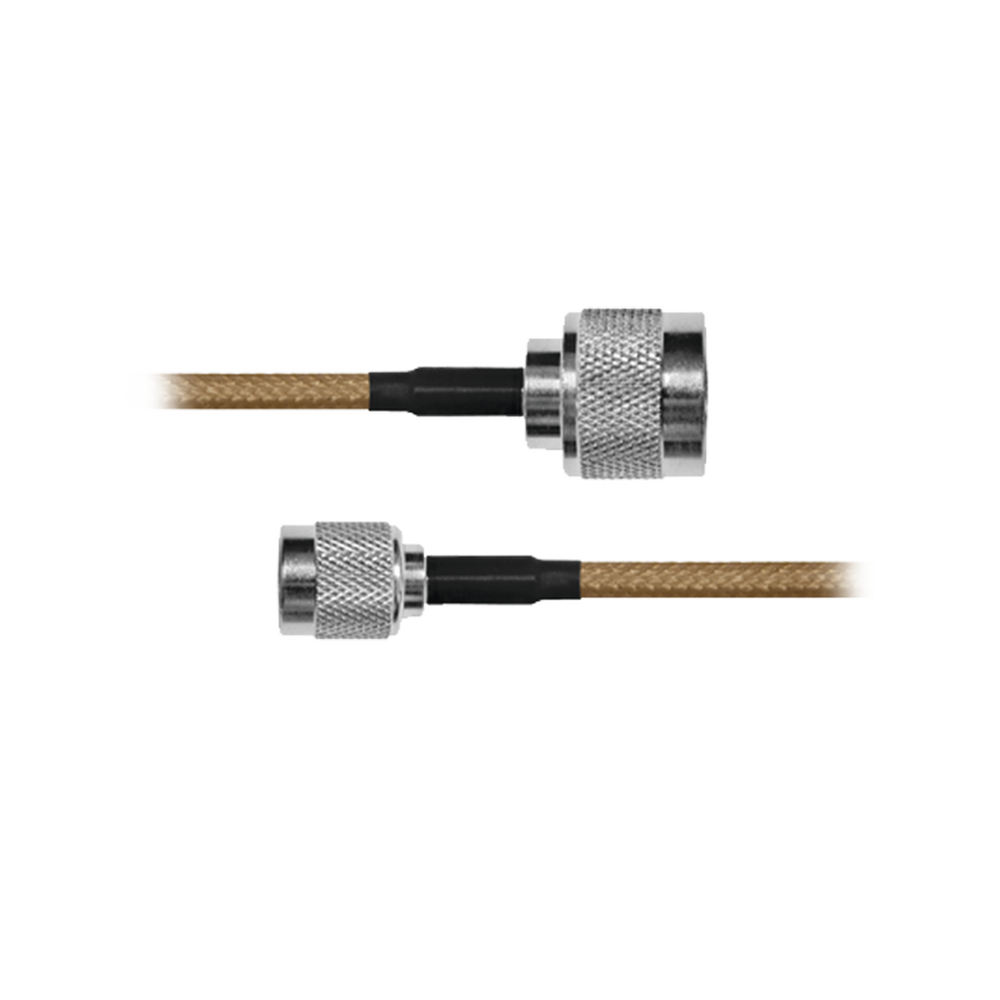Cable RG142, con conectores N Macho / TNC Macho de 60 cm.