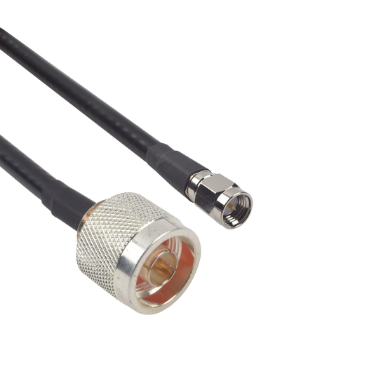 Cable PFP-240  de 60 cm con conectores N Macho y SMA Macho.