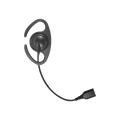 â€‹Auriculares de gancho en forma de "C" con cable de fibra trenzada y conector SNAP. Requiere micrófono de solapa de 1 o 2 hilos de la Serie SNAP.