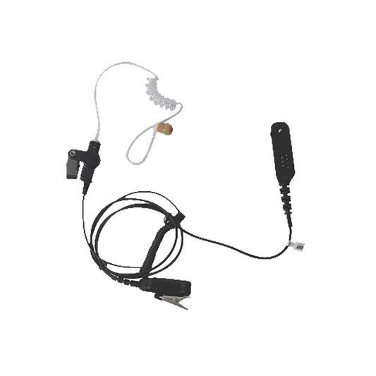 Micrófono de Solapa con Audífono Discreto para Motorola HT-750 / 1250 / 1550 / PRO-5150 / 5550 / 7150/ 9150/ MTX850LS / PTX700