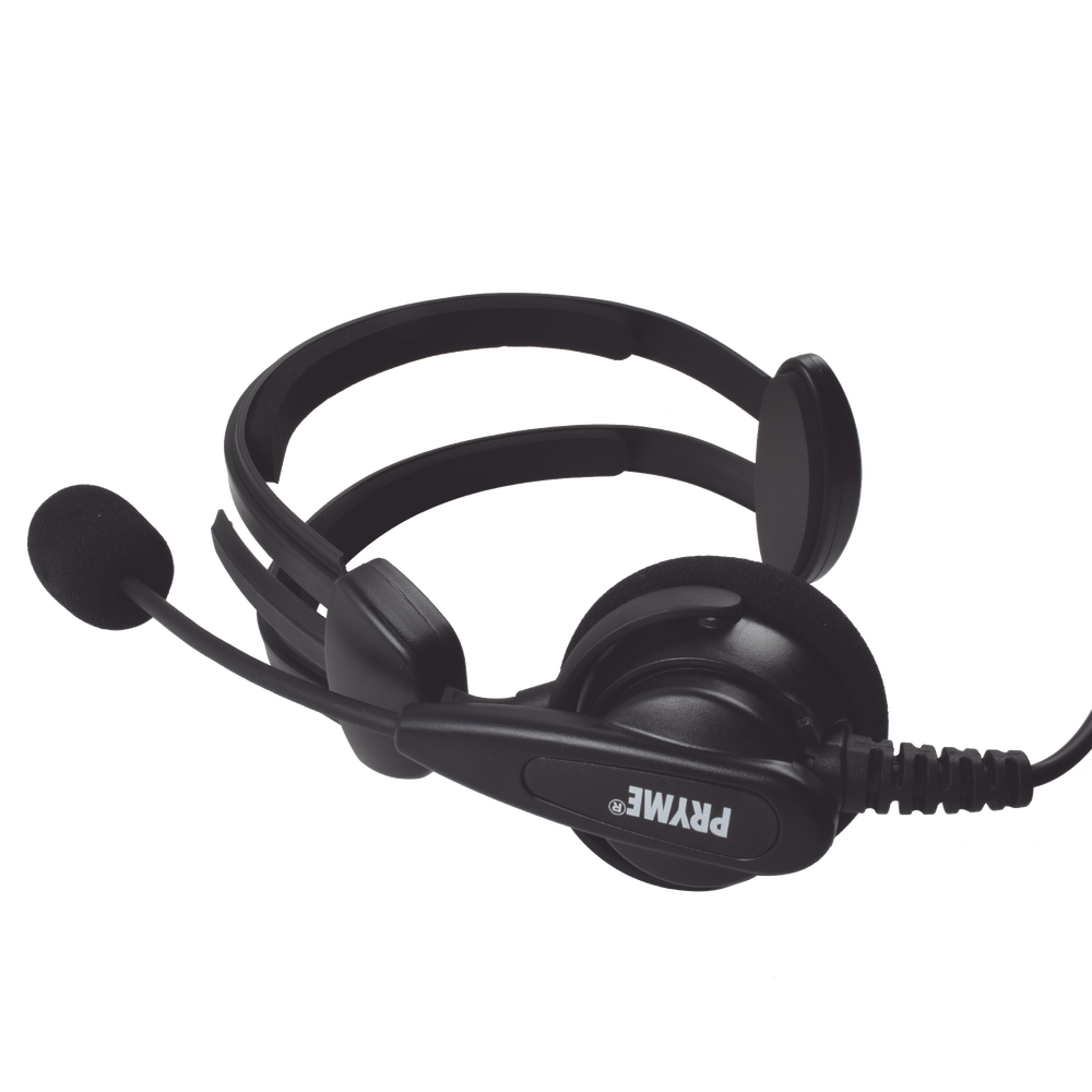 Diadema acolchonada solo un lado con boom flexible para kenwood