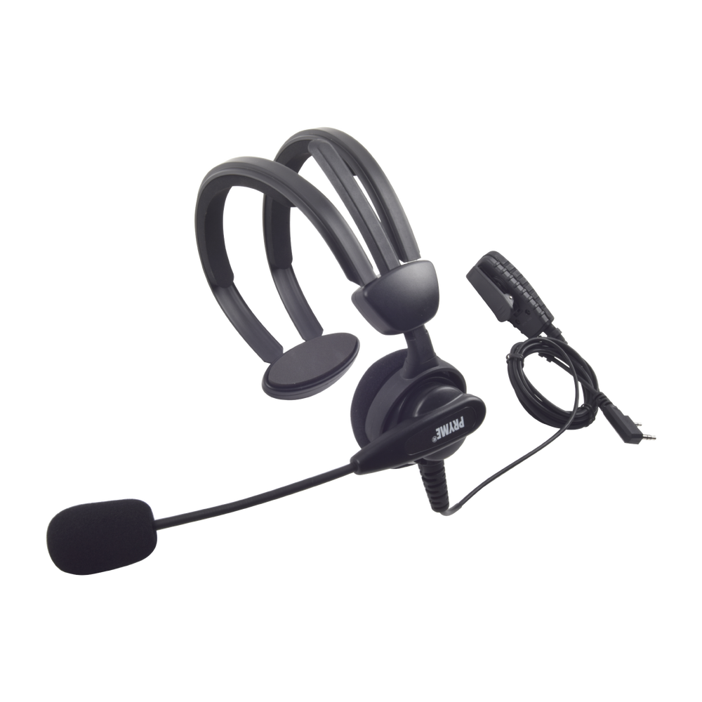Diadema acolchonada solo un lado con boom flexible para kenwood