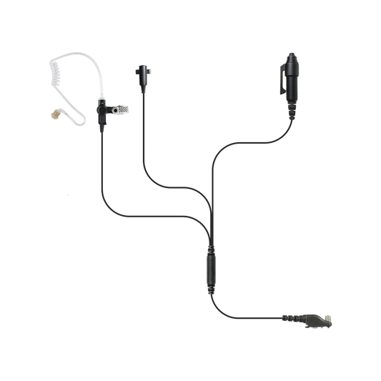 Microphone-Earphone with 3 Wire System for ICOM ICF11/ 14/ 3021/ 3013/ 3103/ 3003