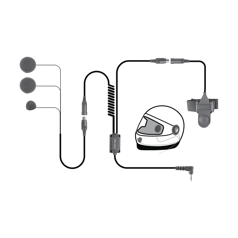 Micrófono para casco cerrado para radios ICOM IC-F3103