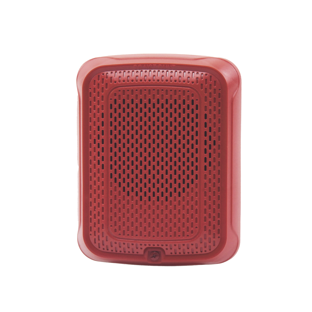 Bocina para Montaje en Pared, Color Rojo, Nuevo Diseño Moderno y Elegante y Menor Consumo de Corriente