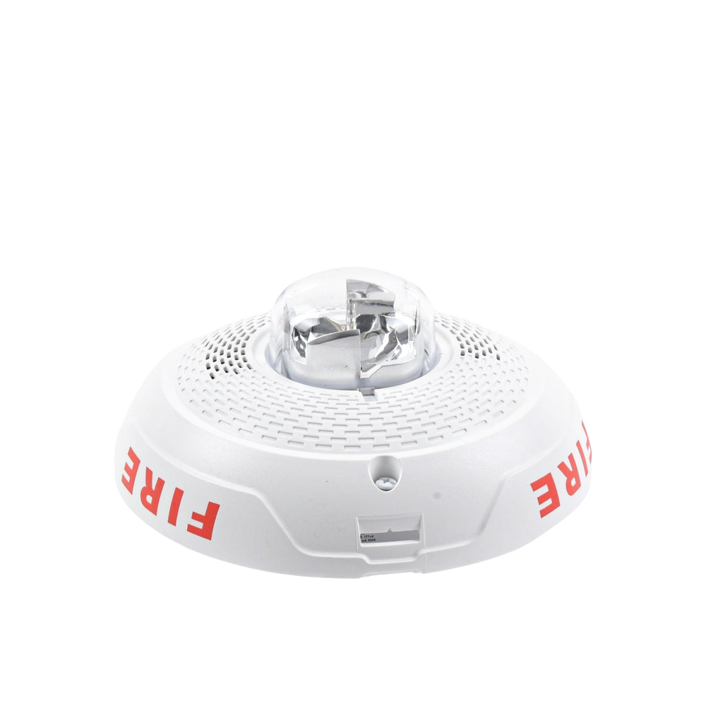 Horn with Strobe Light, Ceiling Mount, White Color, New Modern and Elegant Design and Lower Power Consumption
