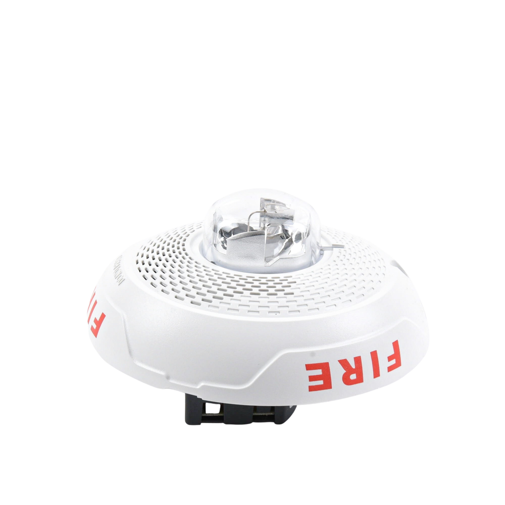 Horn with Strobe Light, Ceiling Mount, White Color, New Modern and Elegant Design and Lower Power Consumption