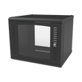 Gabinete para Montaje en Pared Fijo, con 9 Unidades de Rack, de 19in, Puerta de Cristal Templado, Fabricado en Acero