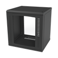 Gabinete para Montaje en Pared Cuerpo Fijo, con 12 Unidades de Rack, de 19in, Puerta de Cristal Templado, Fabricado en Acero