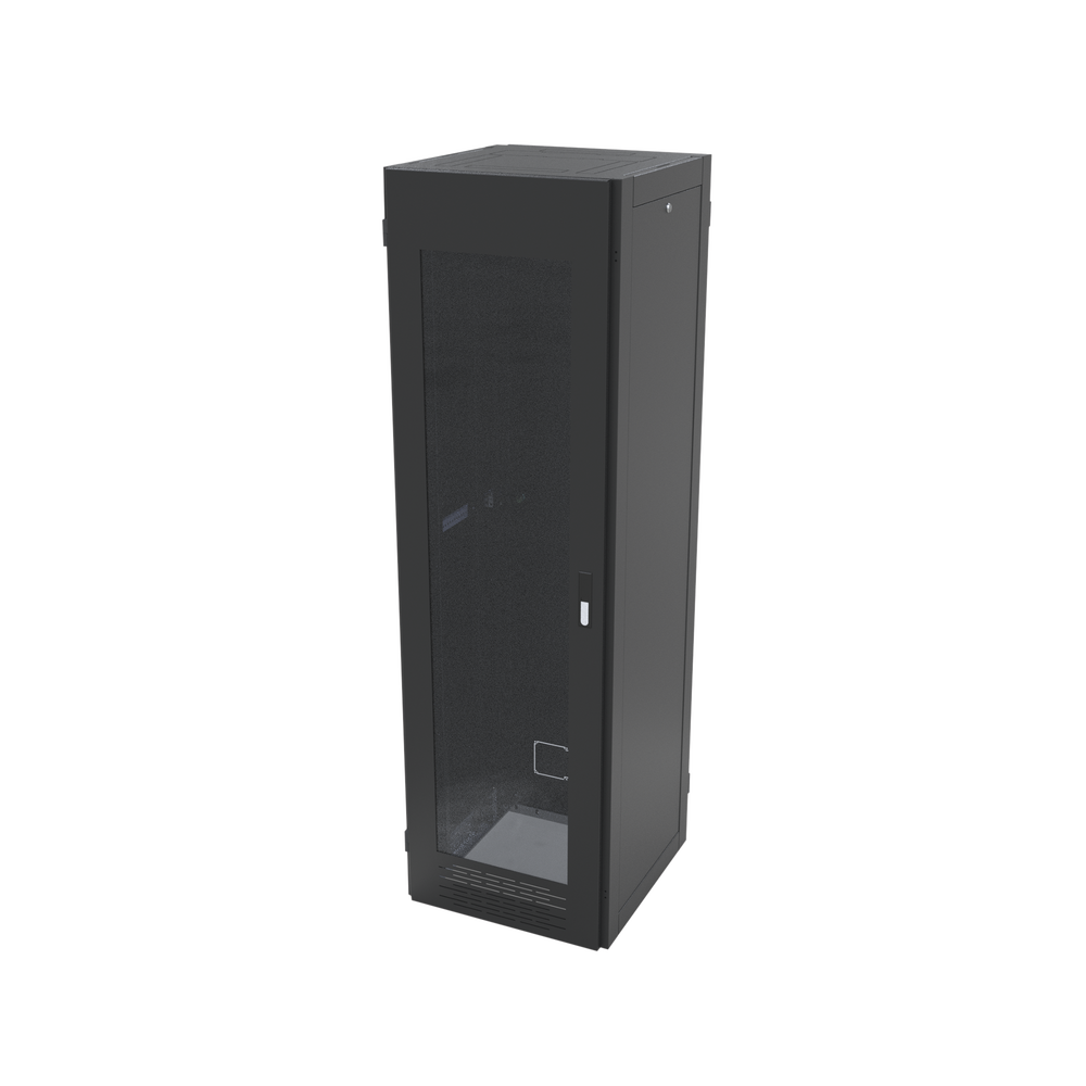 Gabinete para Telecomunicaciones Rack Estándar de 19", 42UR, 600 mm Ancho x 600 mm Profundidad. Fabricado en Acero.