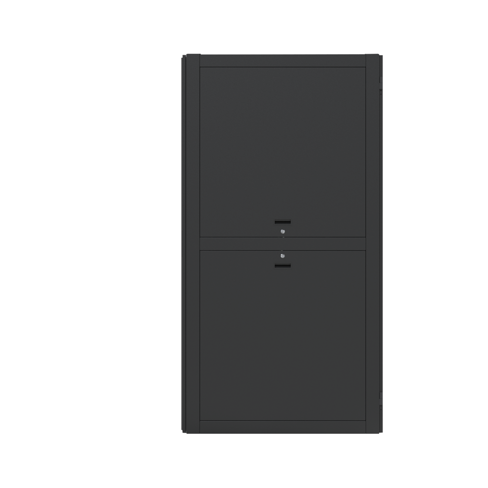 Standard 19" Rack Mount Telecommunications Cabinet, 42RU, 800mm Width x 1000mm Depth. Made of Steel.