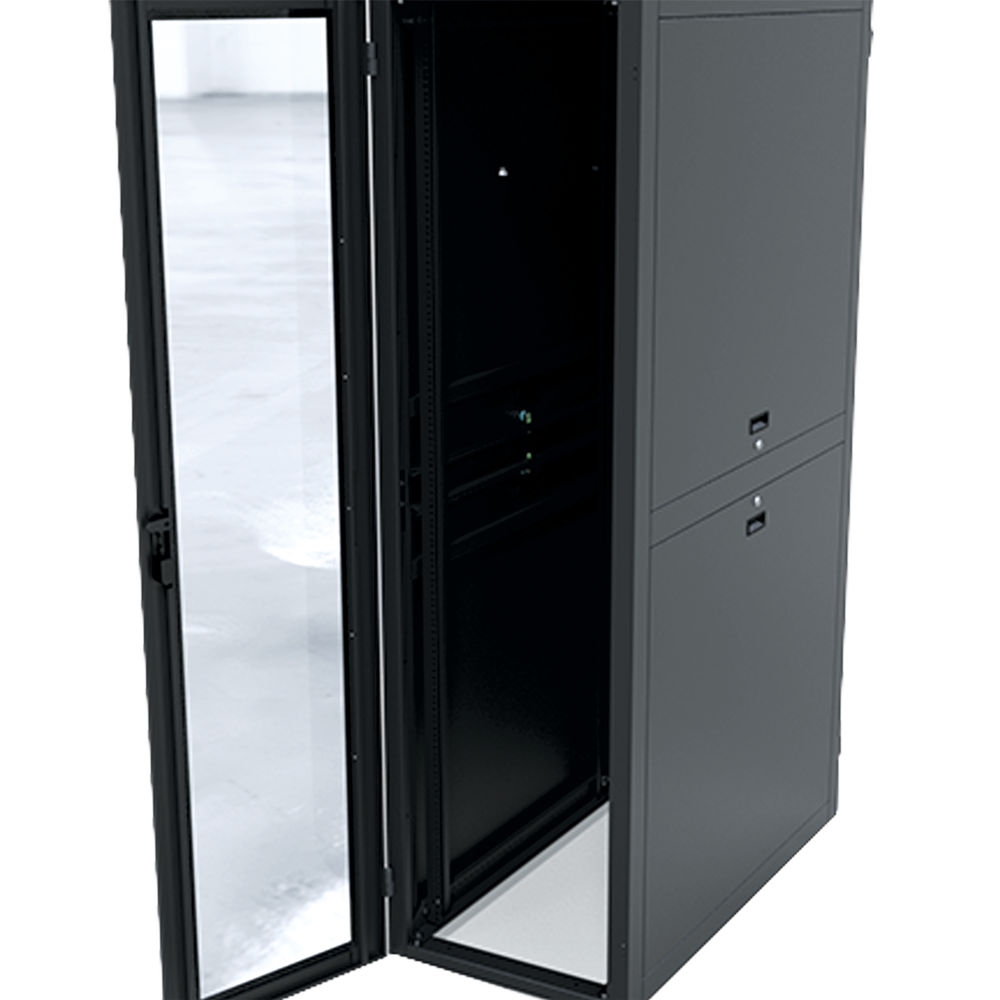 Gabinete Profesional para Telecomunicaciones de 45UR, 1200 mm Profundidad.