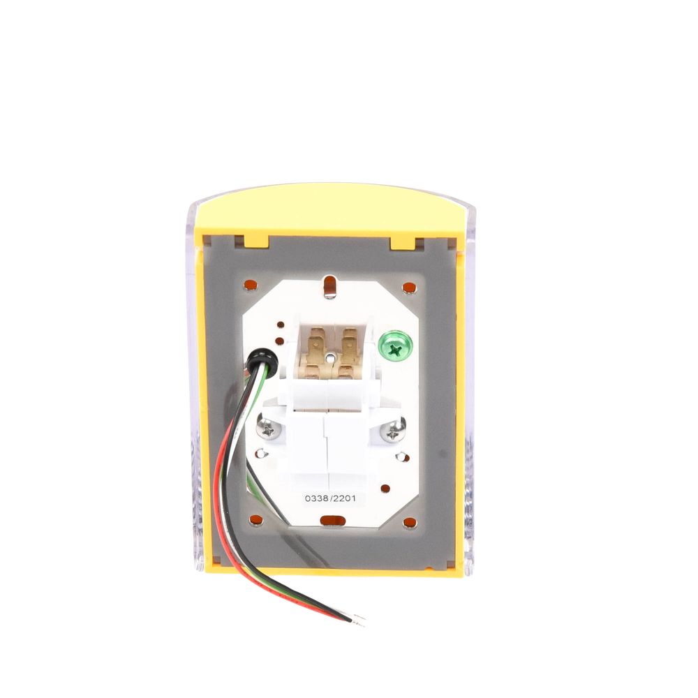 Botón de Apagado de Emergencia con Tapa Protectora de Policarbonato Súper Resistente y Restablecimiento con Llave
