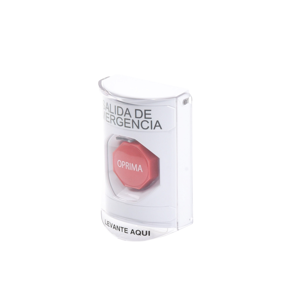 Emergency Exit Button with Super Strong Polycarbonate Protective Cover and Key Reset