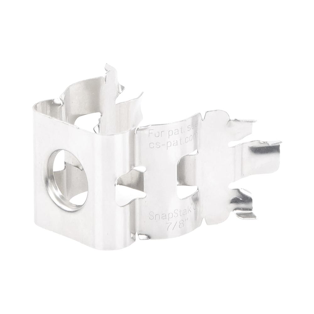 Sujetador de presión para cable Heliax de 7/8". Paquete de 10 piezas