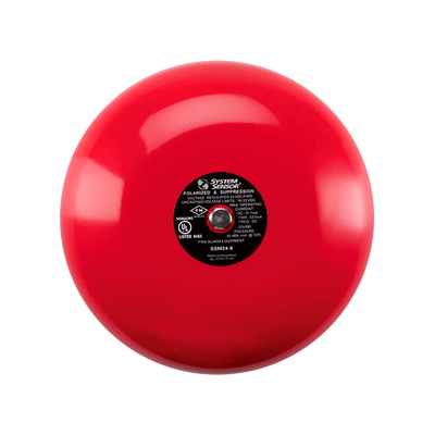 Campana de Alarma de Incendio / 6 Pulgadas / 24 VCD / 82 dB / Compatible con Paneles Direccionables Silent Knight y Fire