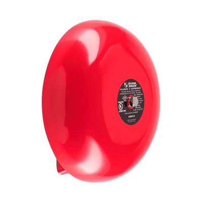 Campana de Alarma de Incendio / 6 Pulgadas / 24 VCD / 82 dB / Compatible con Paneles Direccionables Silent Knight y Fire