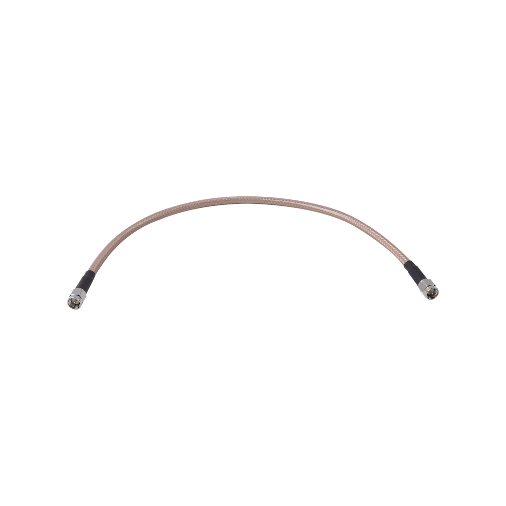 Jumper con cable RG-142 con conectores  SMA Macho/SMA Macho de 30 cm.
