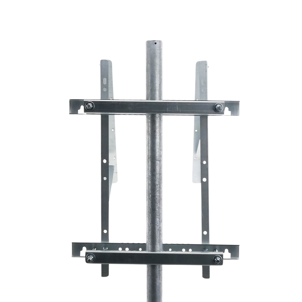 Montaje de Panel Solar para Poste Compatible con PRO-5012 + Gabinetes PST253015A/ PST304020A/ PST404020A/ EIPC404025/ EIPCB404030ï»¿ (No incluidos).