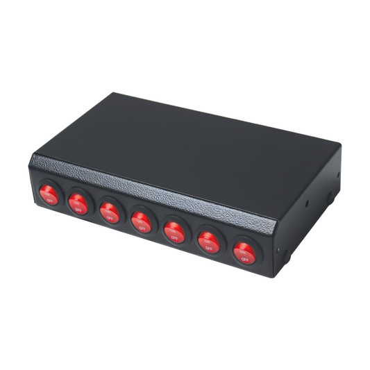 Switchera con 7 interruptores para barra de luces