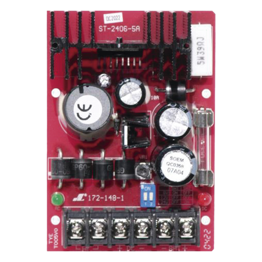 Fuente de Alimentación y Cargador / 6 o 12 o 24 Vcd / 4.0 A Continuo / Protección contra corto circuito