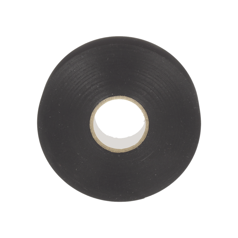 Electrical Insulation Tape, PVC, Professional Use, Thickness 0.18mm (7 mil), Width 19mm, and Length 18m, Black Color