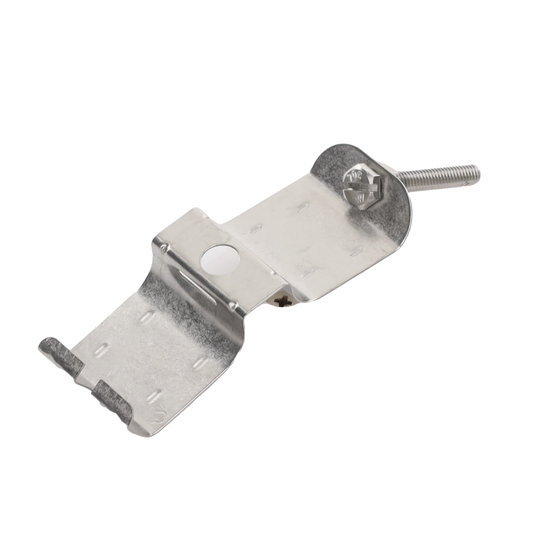 Sujetador de doble click para cable coaxial de 7/8" paquete de 10 piezas.