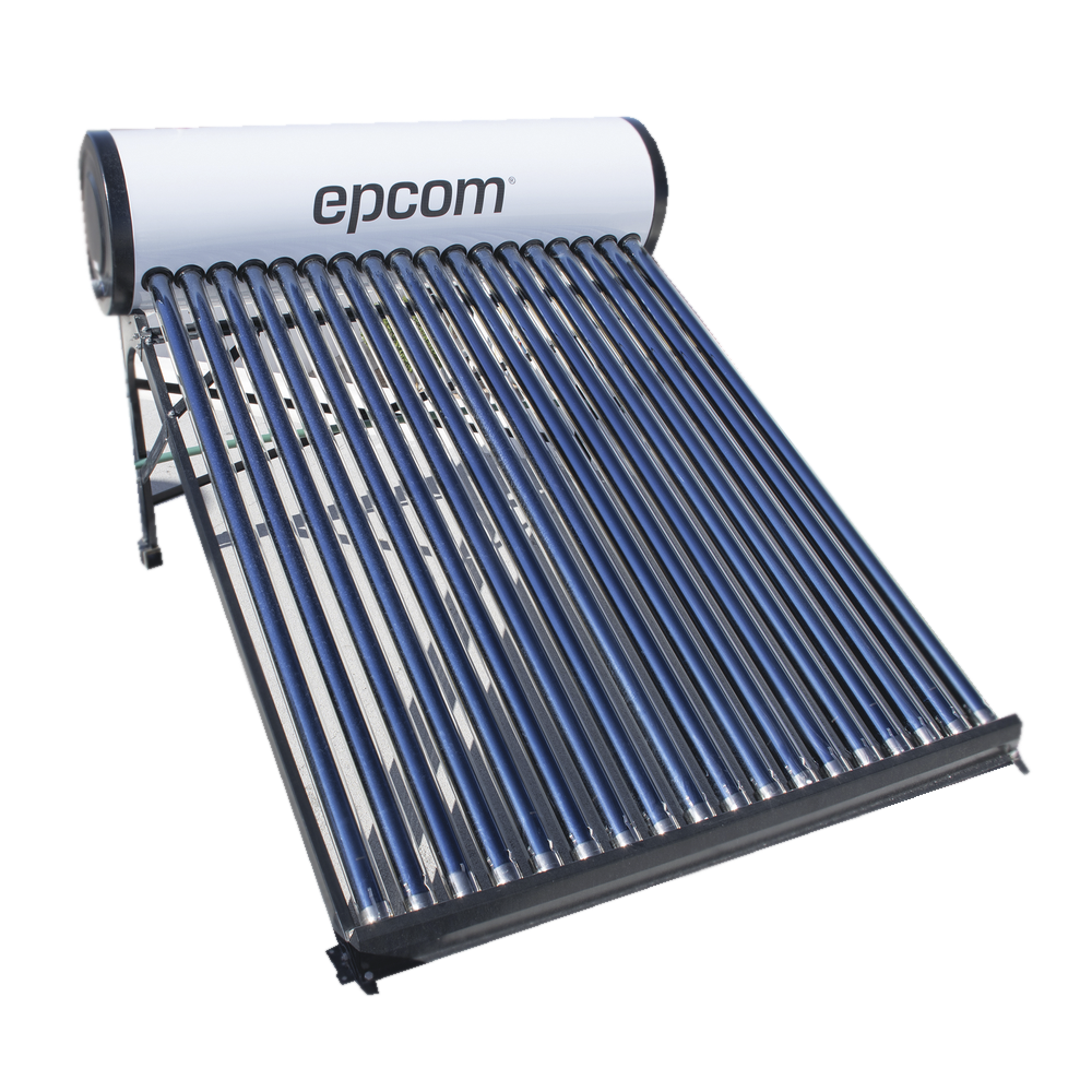 Low Pressure Solar Boiler with 18 High-Strength Vacuum Tubes and 180 L Food-Grade Stainless Steel Water Heater, Resistant to Hail up to 25 mm/L, Includes Magnesium Anode