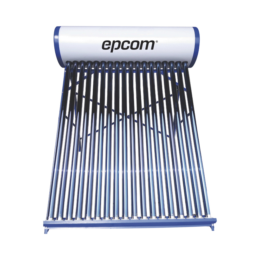 Bóiler Solar de Baja Presión con 18 Tubos de Vacío de Mayor Resistencia y Termotanque Inoxidable de Grado Alimenticio 180 L Resistentes a Granizo de Hasta 25 mm/ l, Incluye Anodo de Magnesio