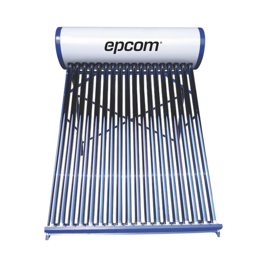 Bóiler Solar de Baja Presión con 18 Tubos de Vacío de Mayor Resistencia y Termotanque Inoxidable de Grado Alimenticio 180 L Resistentes a Granizo de Hasta 25 mm/ l, Incluye Anodo de Magnesio