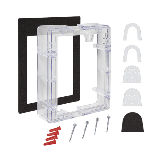 Espaciador de conducto transparente con juntas, para la serie Stopper II®Espaciador de conducto transparente con juntas, para la serie Stopper II®