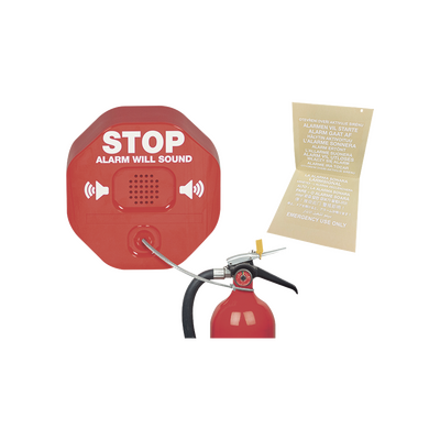 Alarma Para Extintores De Incendio Serie Theft Stopper®, Evita Robo y Mal Uso. Alimentación a 9Vcd