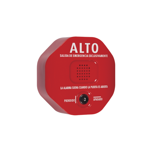 Anunciador Audible para Salida de Emergencia, Texto en Español