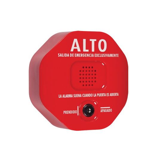 Anunciador Audible para Salida de Emergencia de Doble Hoja