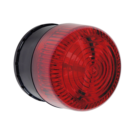 Alarma de Una Zona para Uso en Exterior, Notificación Audible y Visible, Color Rojo