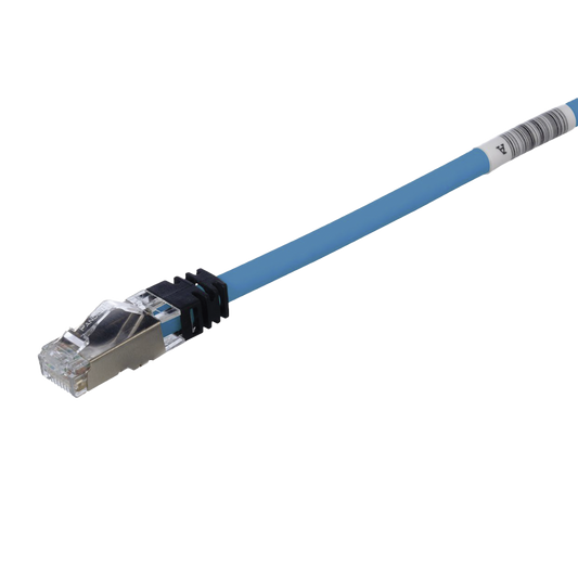 Patch Cord Cat6A, Blindado S/FTP, CM/LS0H, 1.5m, Color Azul