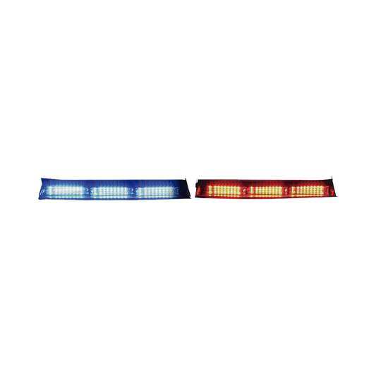 SuperVisor ™ Flex color dual en rojo-blanco y azul blanco.
