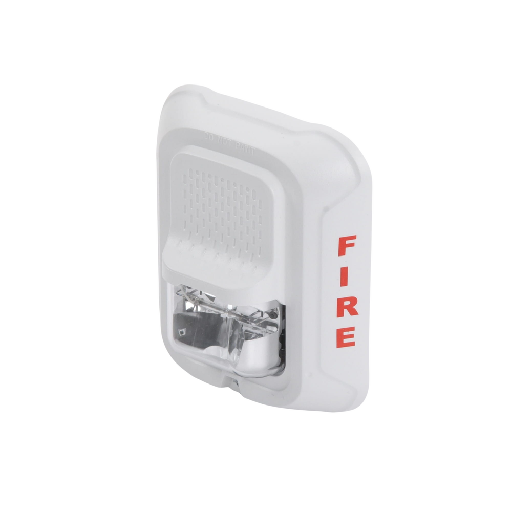 White Wall Mount Strobe Light, Selectable Candela Level, New Modern Elegant Design and Lower Power Consumption