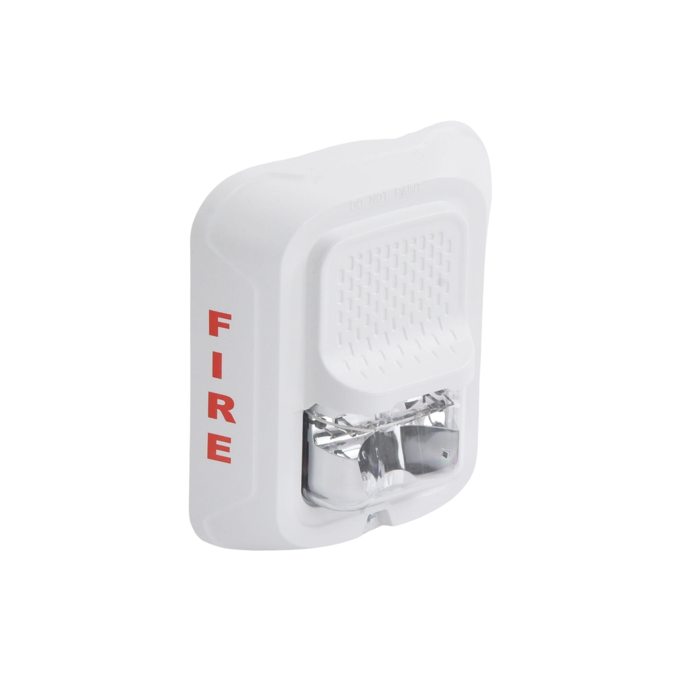 White Wall Mount Strobe Light, Selectable Candela Level, New Modern Elegant Design and Lower Power Consumption