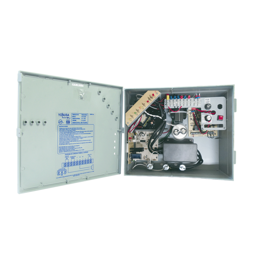 Energizador ANTIPLANTAS de 10,000Volts-1.2 a 5 JOULES / 10000 Metros lineales de protección / Activado por Atenuación de voltaje,Corte de línea o Aterrizamiento de la línea/Integración a panel de Alarma.
