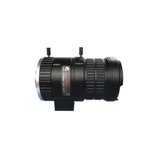 Lente Varifocal 12- 50mm / Resolucion 4K, 5MP, 3MP / IDEAL PARA VISUALIZAR PLACAS EN ACCESOS HASTA 50 METROS 