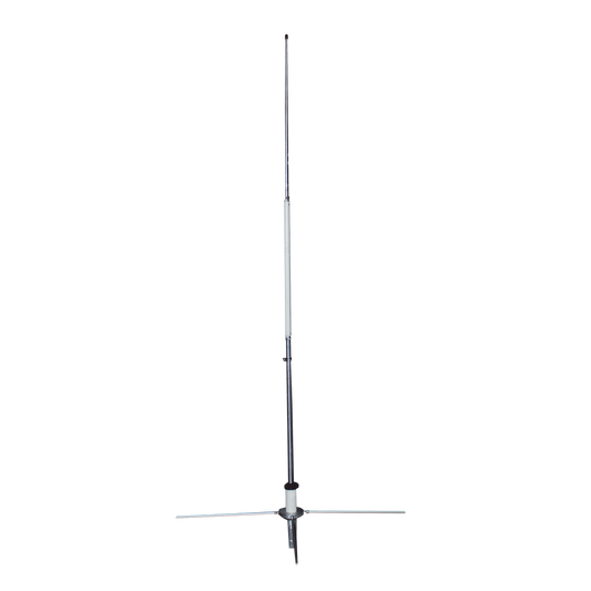 Antena base VHF, omnidireccional, rango de frecuencia 144 - 174 MHz
