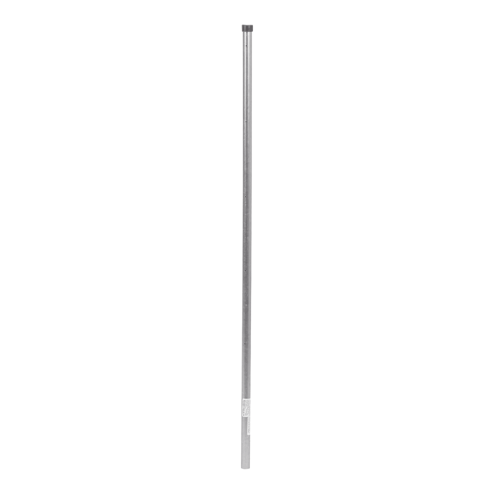 Poste de Esquina de 1.2m para Cerca Electrificada de Tubo Galvanizado cal. 18 de 1"Diam. Ideal para 5 Aisladores (No incluidos).